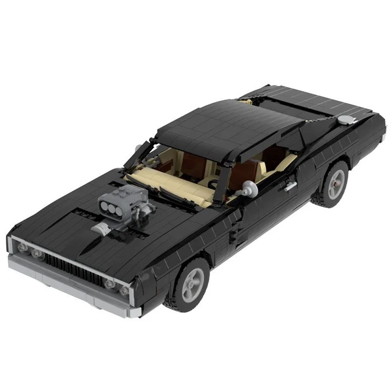 

MOC Challenger sports car DIY assembly toy car model set, children's birthday gift, educational building block
