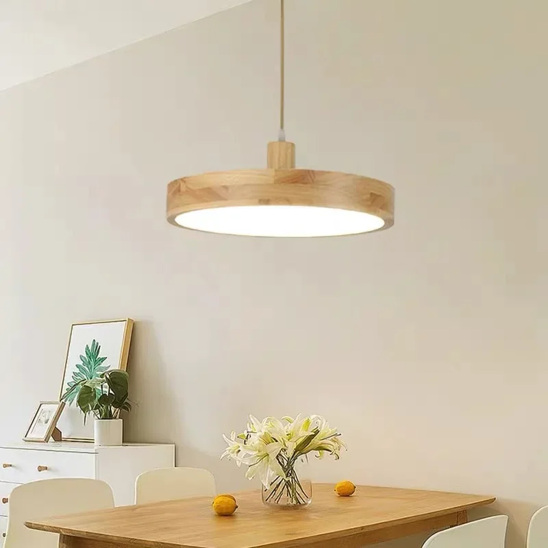 Imagem -04 - Modern Nordic Led Pendant Light Lâmpadas Penduradas para Sala de Jantar Quarto Cabeceira Cafeteria Luminárias Interiores Log 30cm