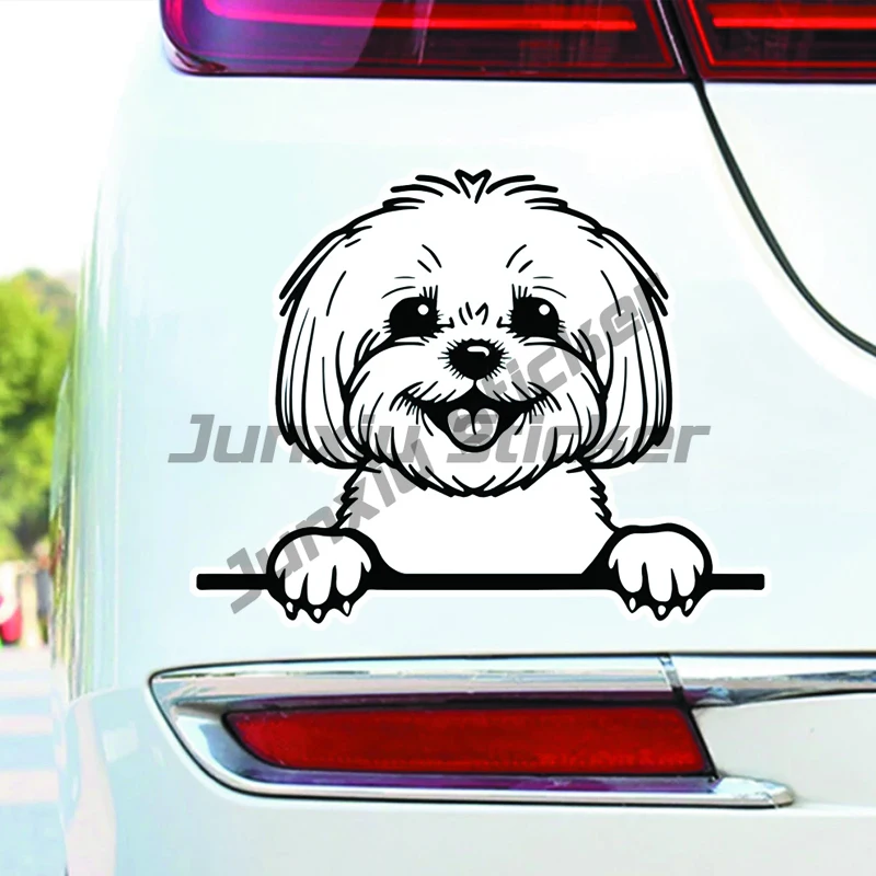 

Peeking Dogs Car Vinyl Sticker Animals Cute Decoration Car Stickers