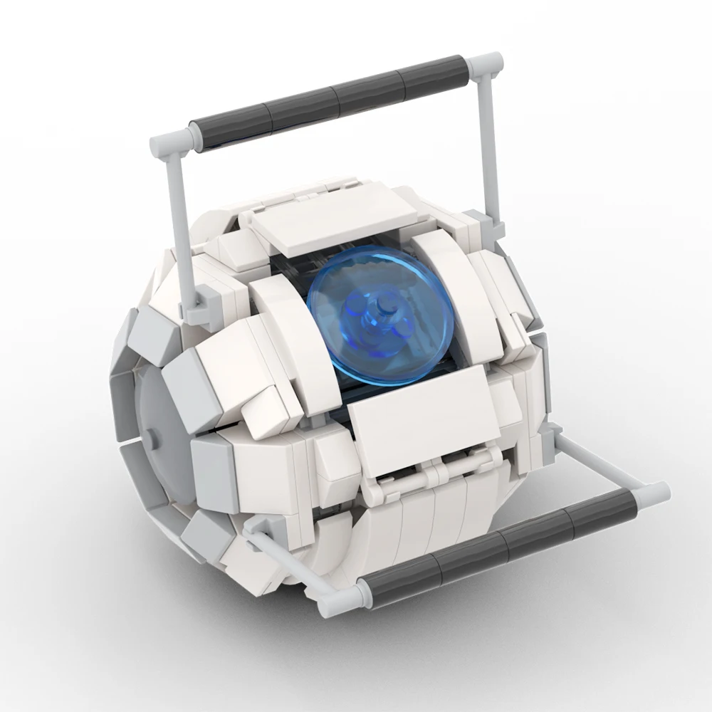 MOC Portal 2 Wheatley GLaDOS 메카 로봇 빌딩 블록 세트, Atlas/P-Body 천공 벽돌, 어린이 생일 선물 DIY 장난감