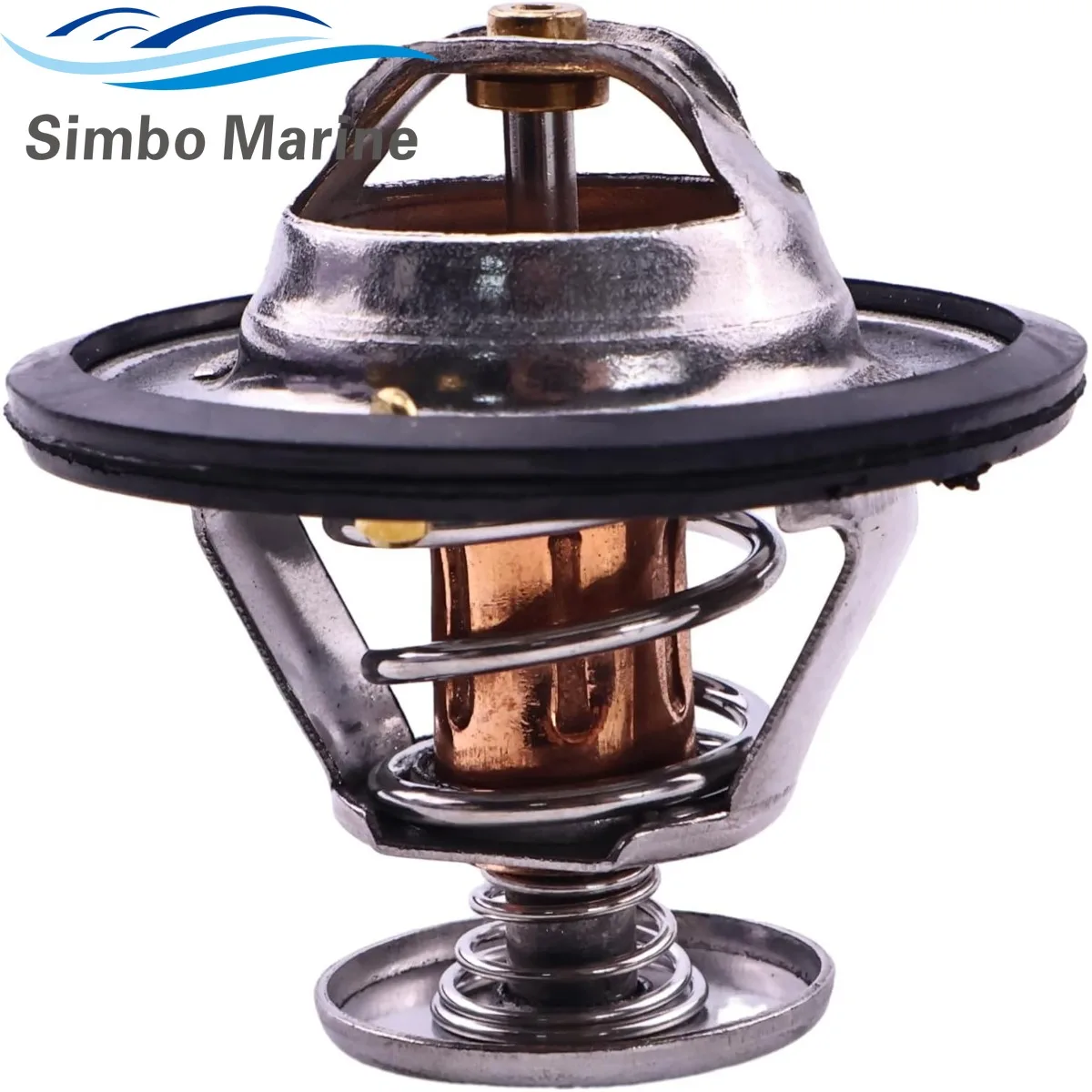 3831426 160°F / 71°C Thermostat Kit Fits for Volvo Penta V6 V8 4.3L 5.0L 5.7L 8.1L1991-UP 875788 824200 1544389
