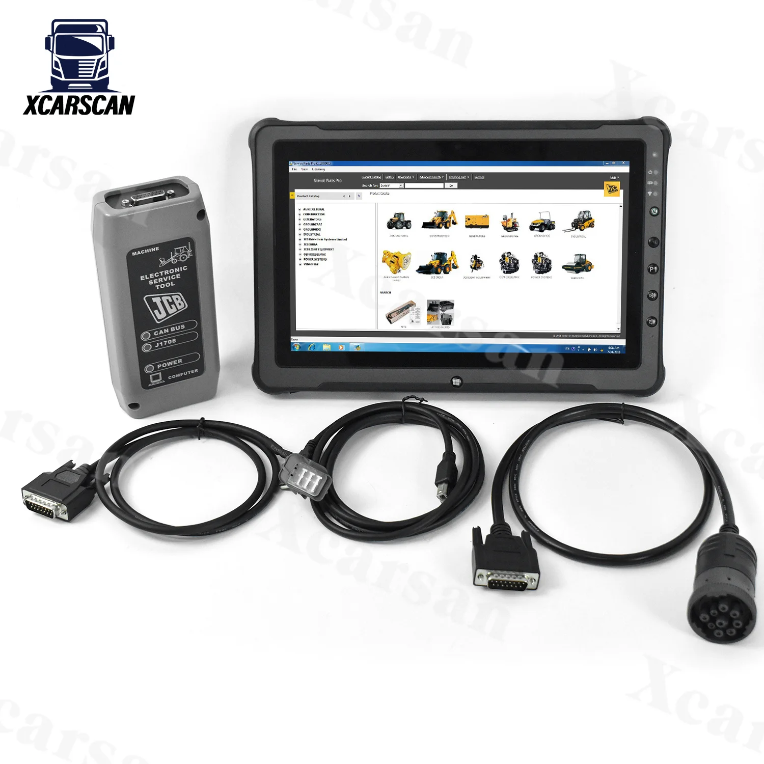 

Getac F110 Tablet Electronic Service Master, запасные части для JCB, диагностический инструмент SPP canbus J1708, электронный сервисный сканер