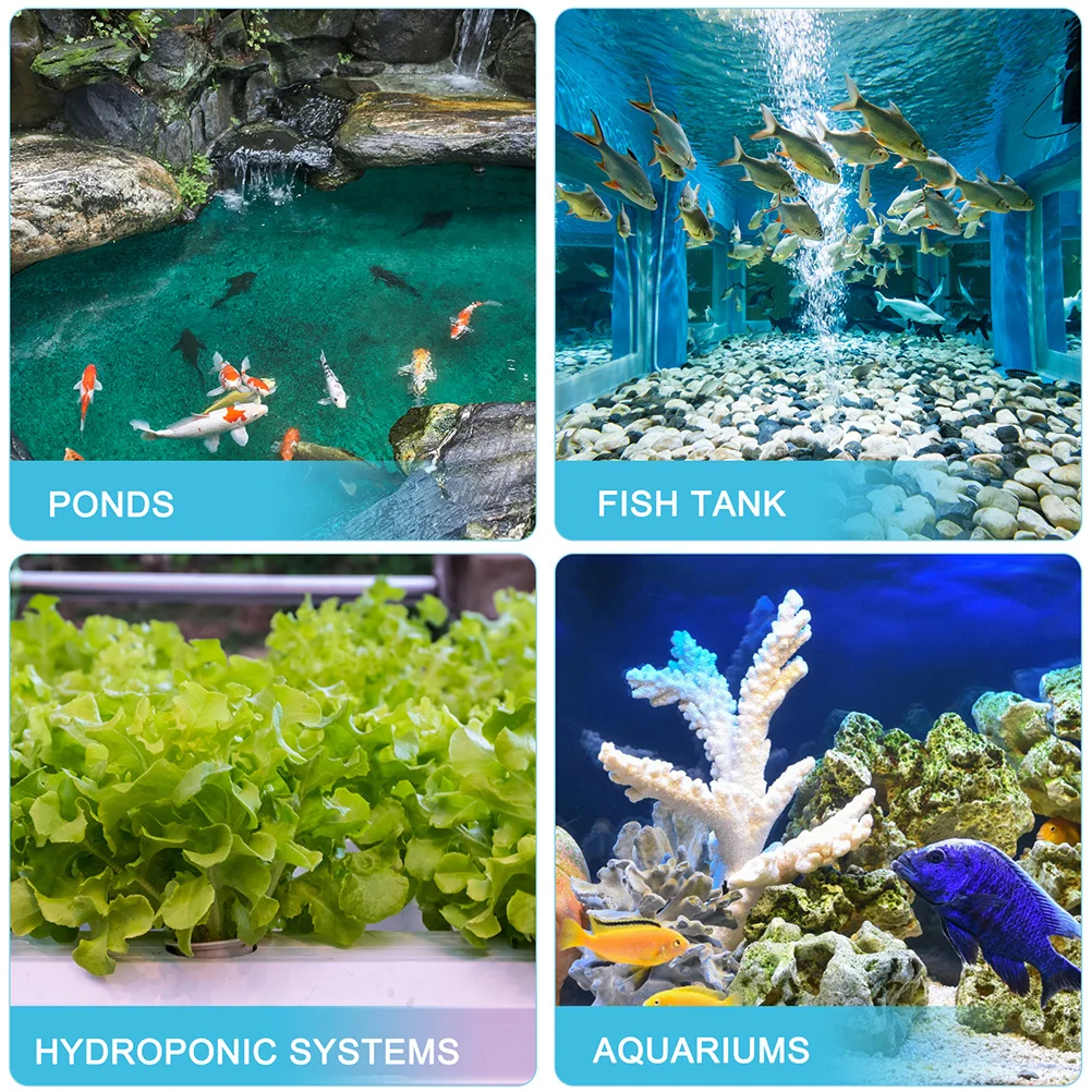 

50Pcs Air Bubble Stone Fish Tank Accessories Tiny Bubbles Good User Experience Aquarium Supplies Air Stone Aquarium