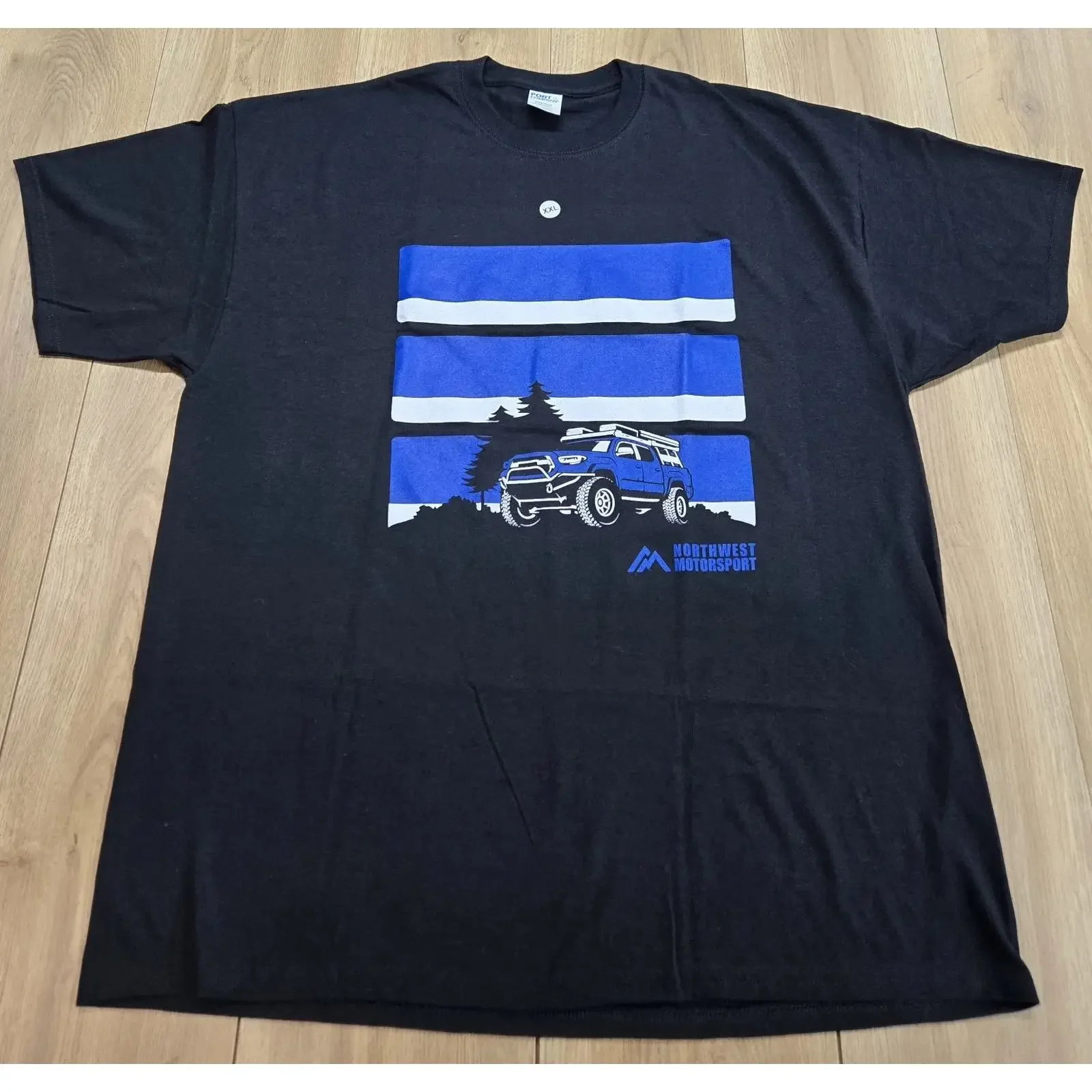 Northwest Motorsport T Shirt Mens Sz XXL NWOT Black  Offroad vintage Washed streetwear homme Slightly Unisex designer clothes
