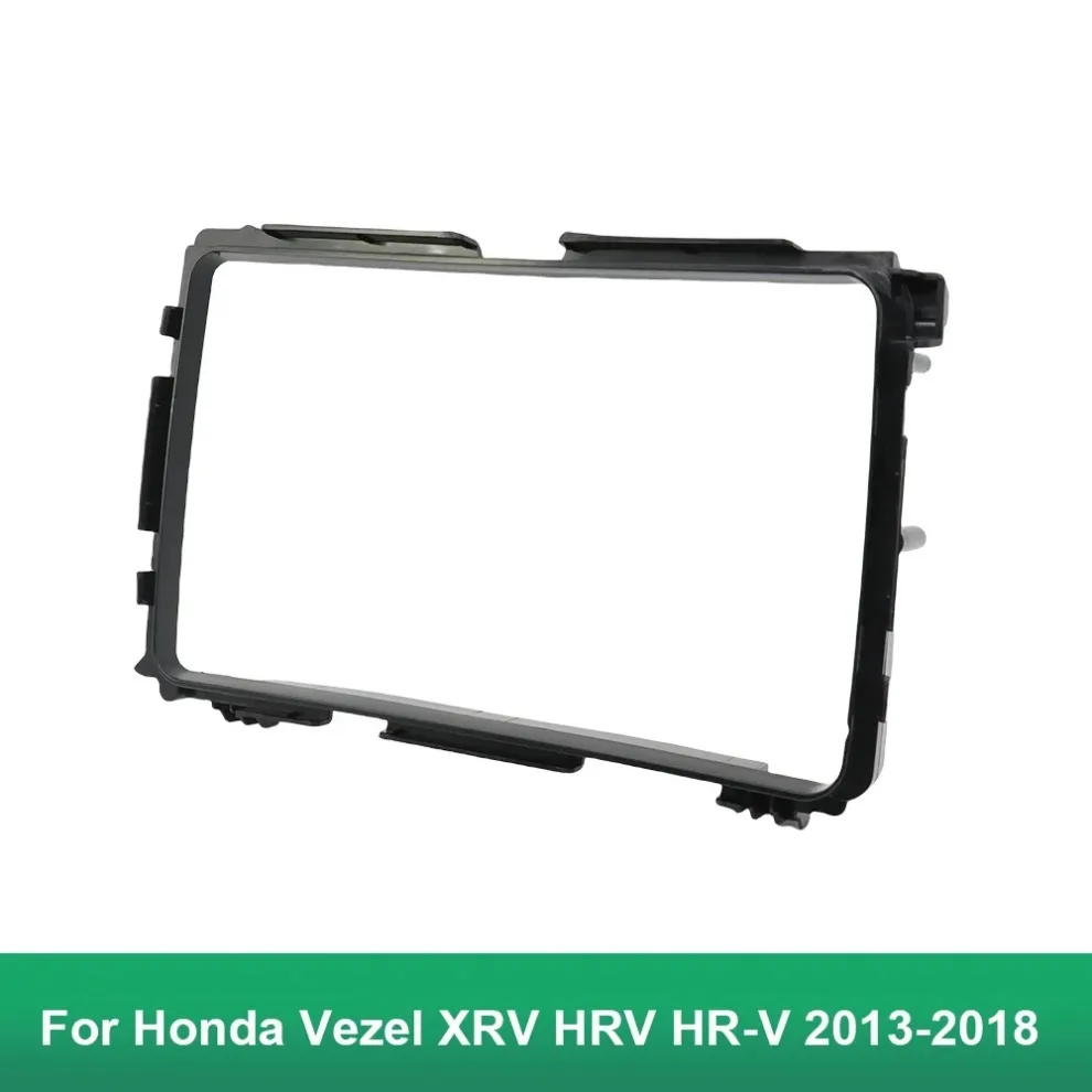 Car radio frame 9 Inch Fascia Adapter Canbus Box Decoder For Honda Vezel XRV HRV HR-V 2013-2018 Android  Dash Fitting Panel Kit