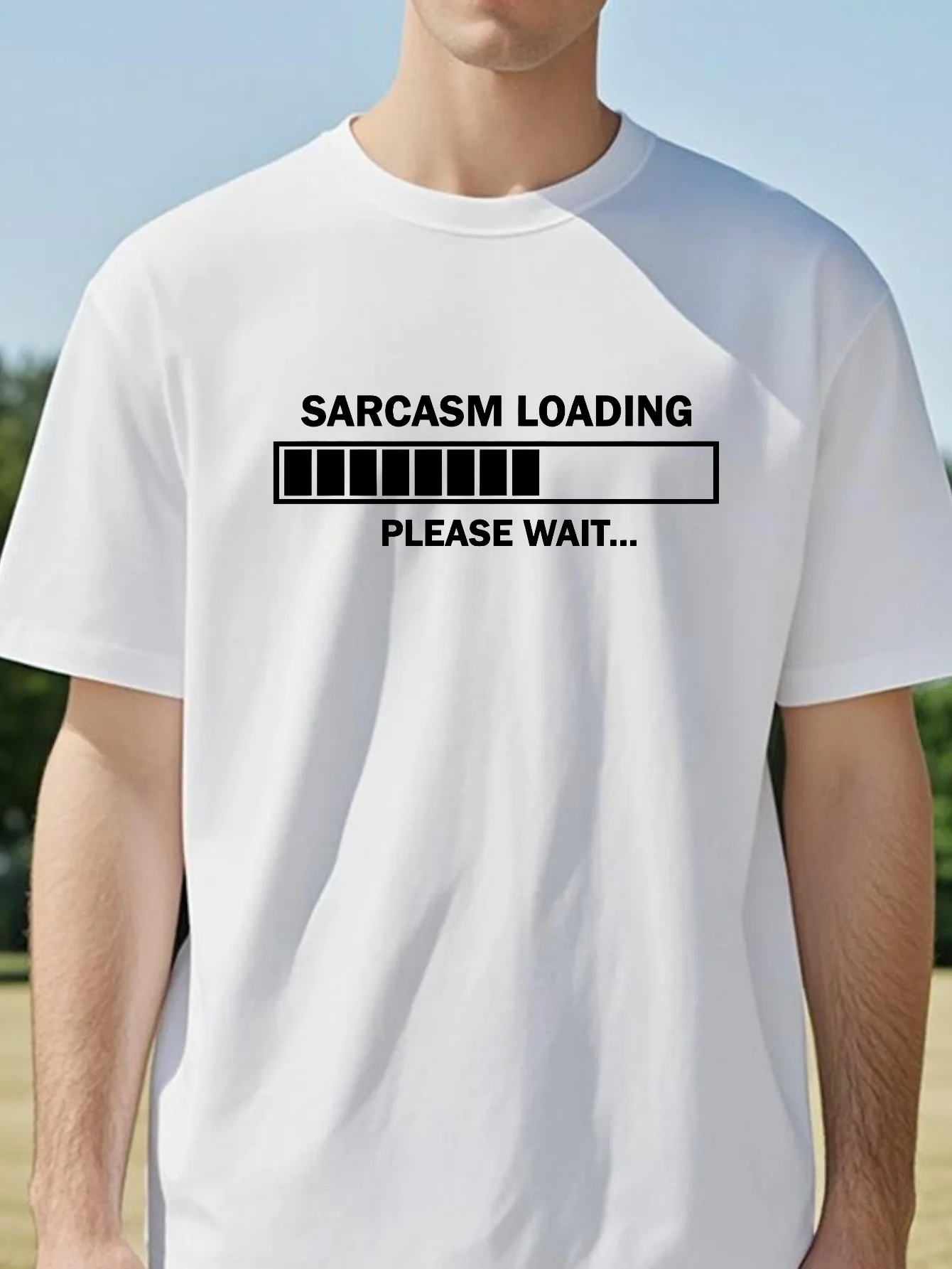 

Women T Shirt Sarcasm Loading Please Wait Letters Print Tshirt fashion Short Sleeve O Neck Loose T-shirt summer Breathable tees