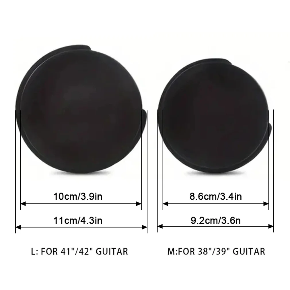 Acoustic Classic Guitar Sound Hole Cover Guitar Noise Reduction Guitar Accessories 2 Sizes Buffer Block Stop Plug Parts