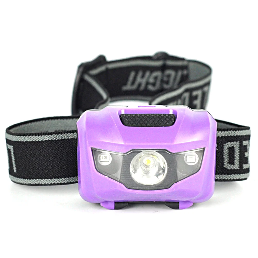 

Headlamp Waterproof Flashlight 120 Lumens 4 Lighting Modes for Running Hiking Camping Reading Fishing Hunting Jogging (Purple)