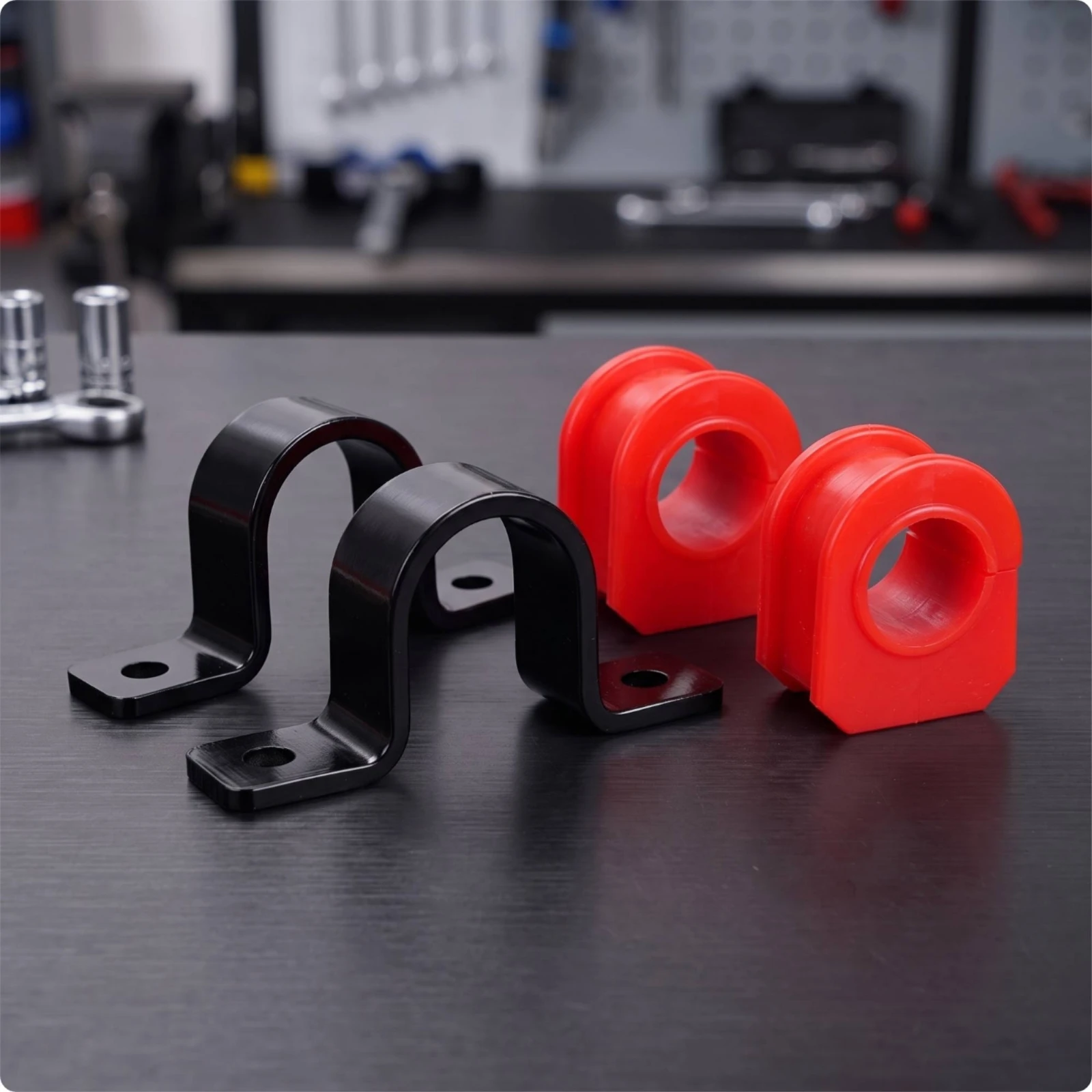 Front Sway Bar Bushings 32mm Polyurethane Bushings Chassis System Split for Truck Owners, Chassis Upgrade