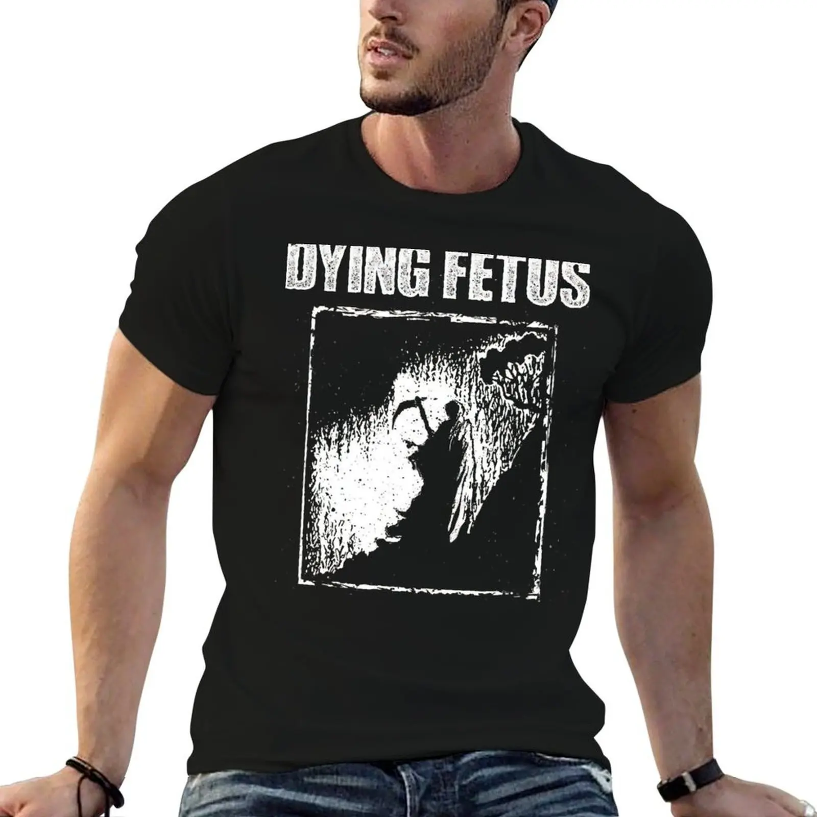 

Dying Fetus Reaper T-Shirt t shirt custom print funny t shirts dark humor t shirts for man cotton T-shirt