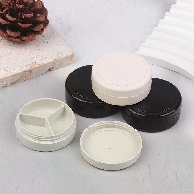 3/4 شبكات مسمار الربت هلام جرة فارغة بريق مسمار رسمت حامل طلاء الأظافر علبة التعبئة والتغليف مانيكير UV الغراء المنظم البلاستيك