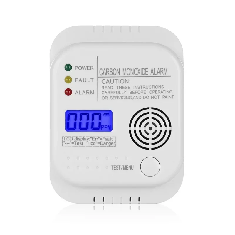 

Детектор угарного газа и датчик сигнализации для домашней безопасности обоих акустически и оптически