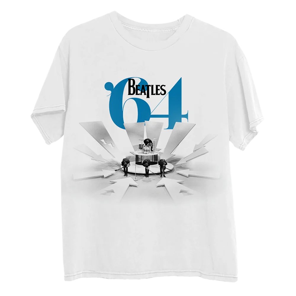 The Beatles '64-Themed Graphic T-Shirt – 1964 Era Performance Print Apparel for Beatles Fans Women And Men T-shirts