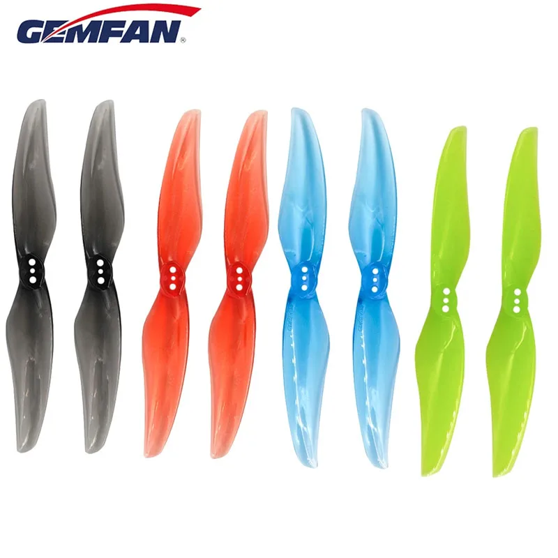 8 Pair Gemfan Hurricane 4024 3 Hole Propeller 1.5mm 4X2.4 inch 2 Blade CW CCW Drone Propeller For Mini FPV Brushless Motor