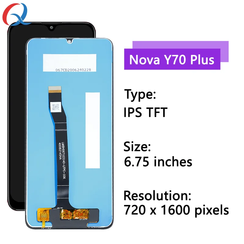 Lcd del telefono cellulare per Huawei nova Y71 display Touch Screen sostituzione Digitizer Assembly per huawei nova Y71 lcd