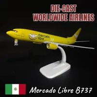 Metal Diecast Aircraft Model 7.5 Inch Scale Airbus Boeing ATR Concorde 330 MD11 C919 Replica Aviation Miniature Art Kid Boy Toy