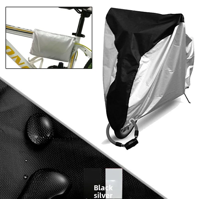 

Waterproof Bike Cover Anti-UV Protection with Lock Hole Bike Outdoor Rain Cover Rain Dust S/M/L/XL Bicycle Cover Sunshade Gear