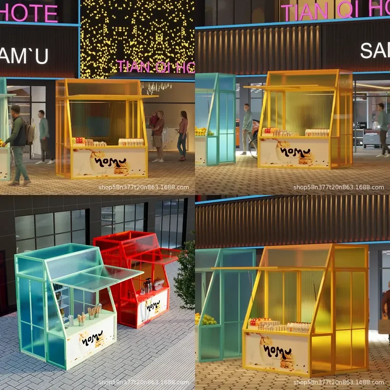 For Shopping Malls Market Stalls Scenic Spots Mobile Promotional Cars Night Markets Stall Shelves Sales Department Square