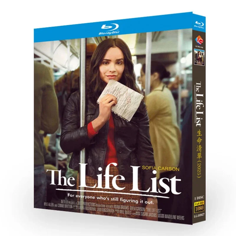 The Life List (2025) 1-Disc 1080P HD Blu-ray Disc DVD