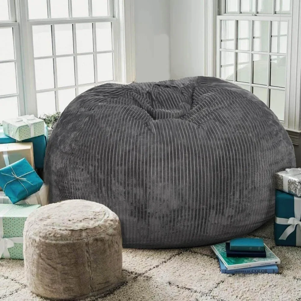 

Bean Bag ,Faux rabbit hair, Memory foam, Adult and teen, Super soft, Round sofa，Bean Bag .