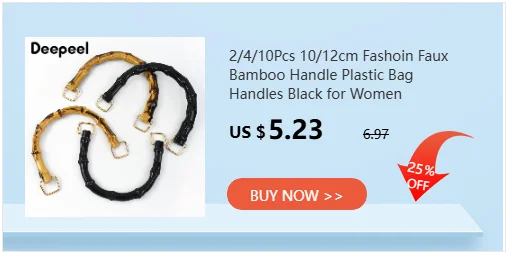 2Pcs Amber Plastic Handle Women's Bag Handles Acrylic O D Ring Handbag Woven-bag Replace Rings Purse Frame DIY Bags Accessories