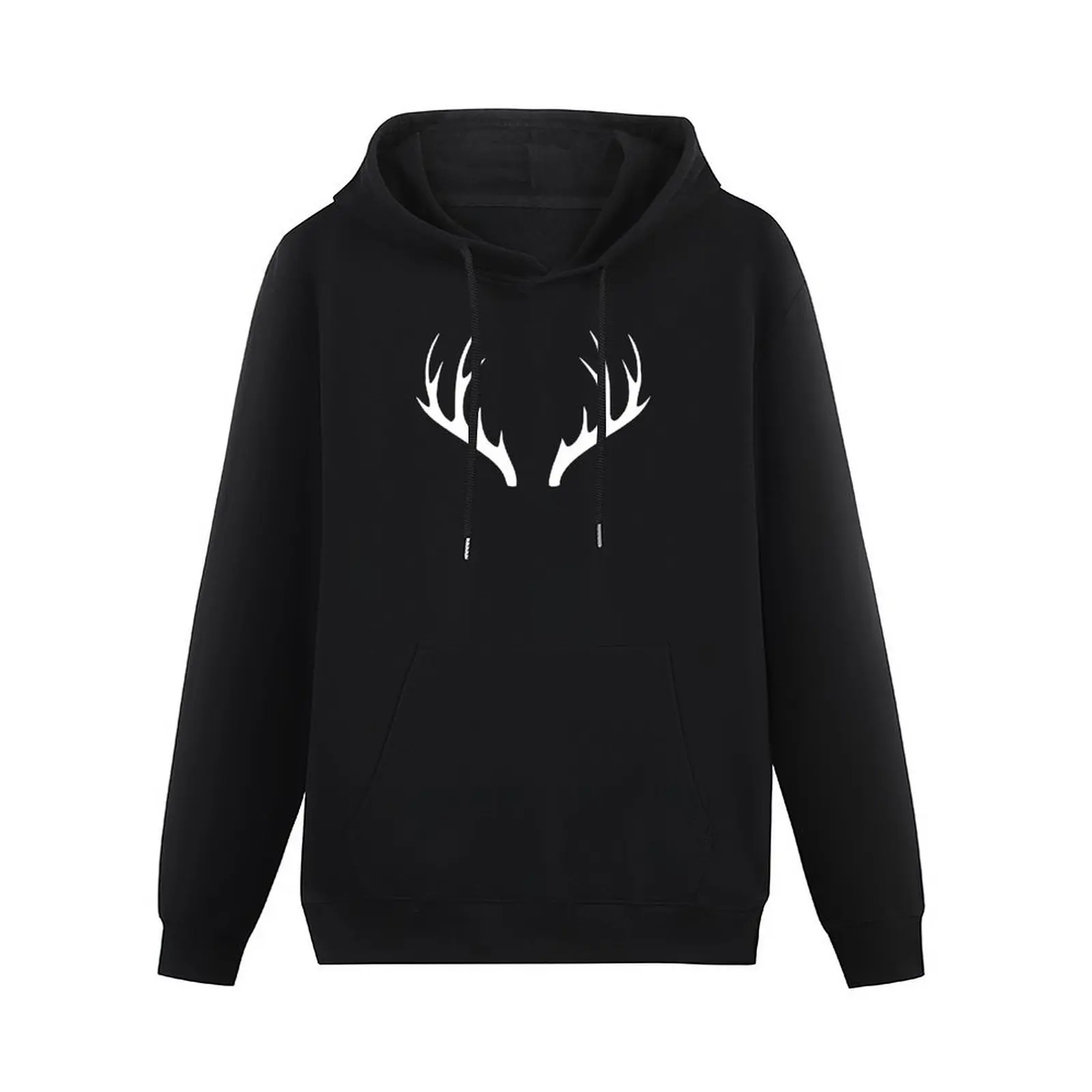 Deer Antlers Pullover Hoodie aesthetic clothing men wear men's clothes anime clothing men's oversize hoodie