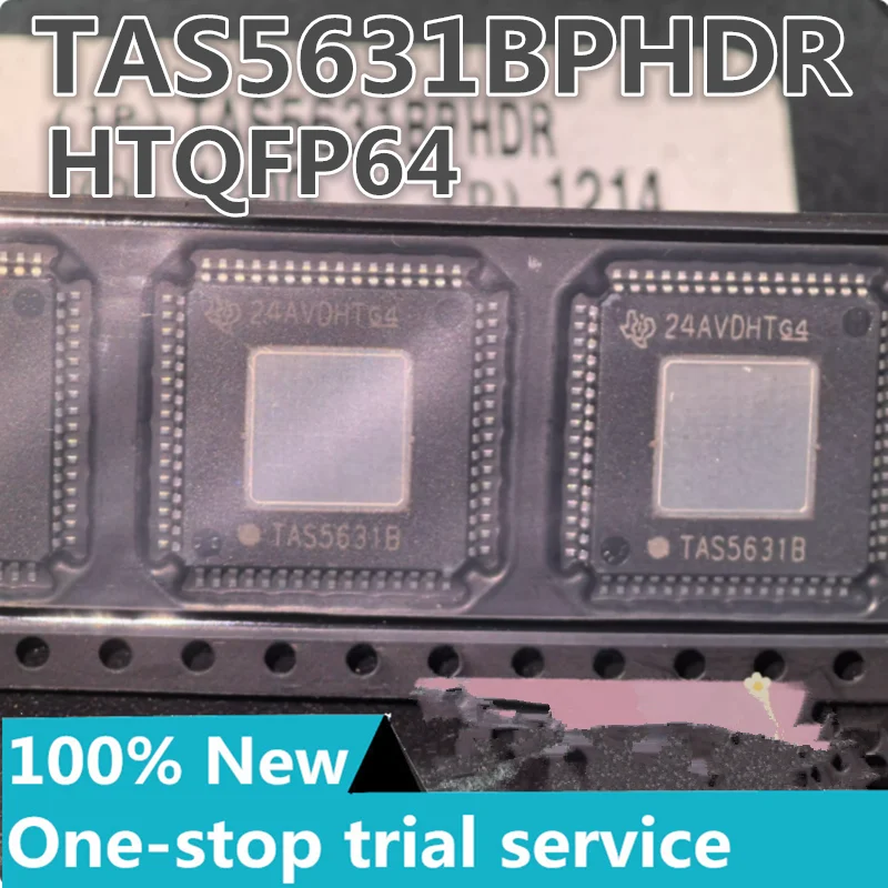 2-20 piezas %Nuevo TAS5631B TAS5631BPHDR TAS5630B TAS5630BPHDR Chip amplificador de audio estéreo Clase D HTQFP-64