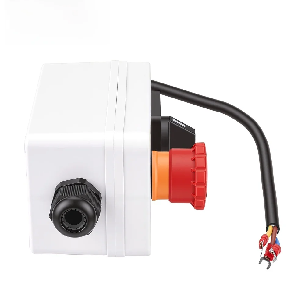 20A 3-Phase Rotary Switch SZW26-20/5 Cam for type Changeover Device with IP65 Dustproof Moisture Resistant Housing Black Finish