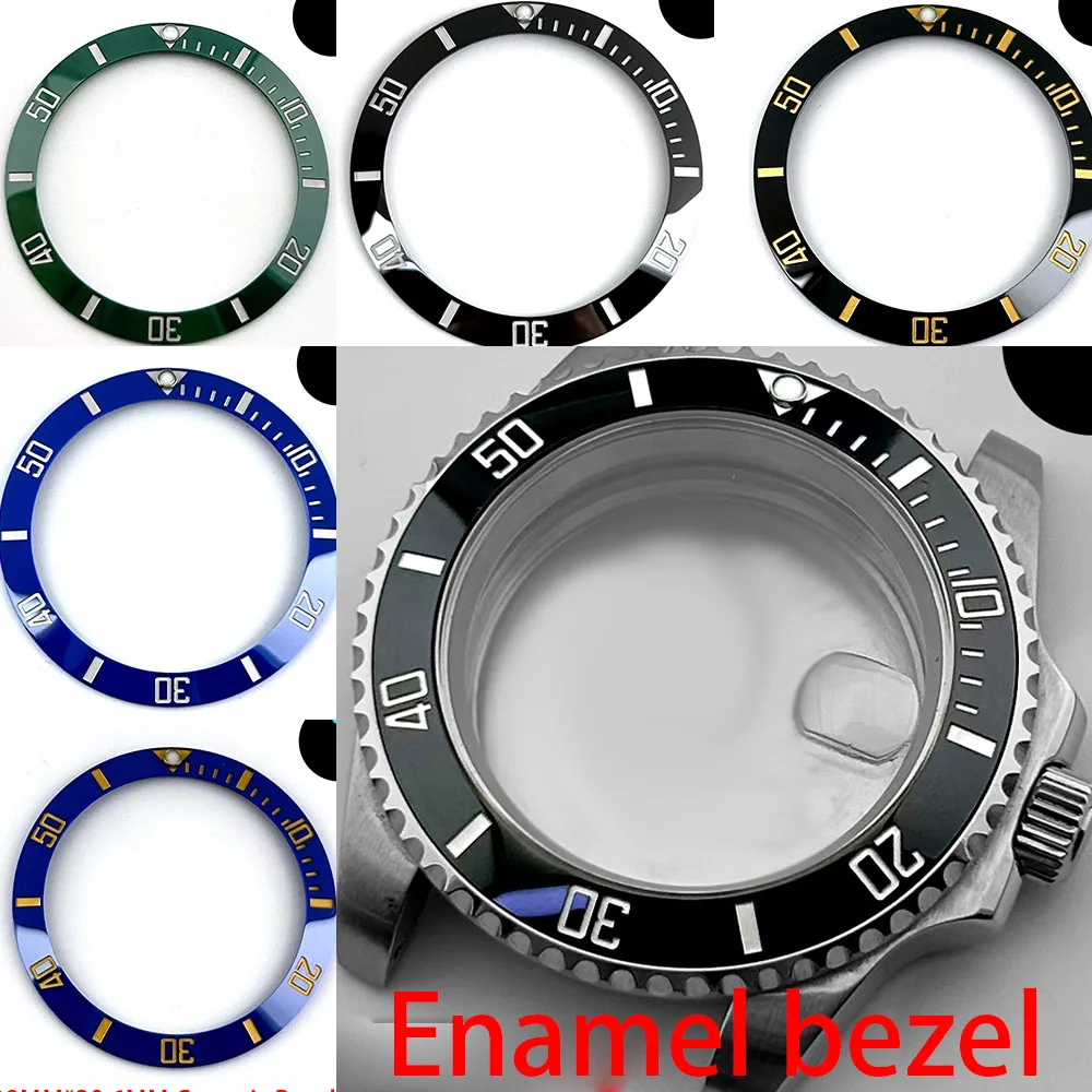 Beveled Ceramic Watch case Bezel Insert 38mm / 38.5mm GMT Diving Watch Replacement Bezel High Quality Sloped Ring