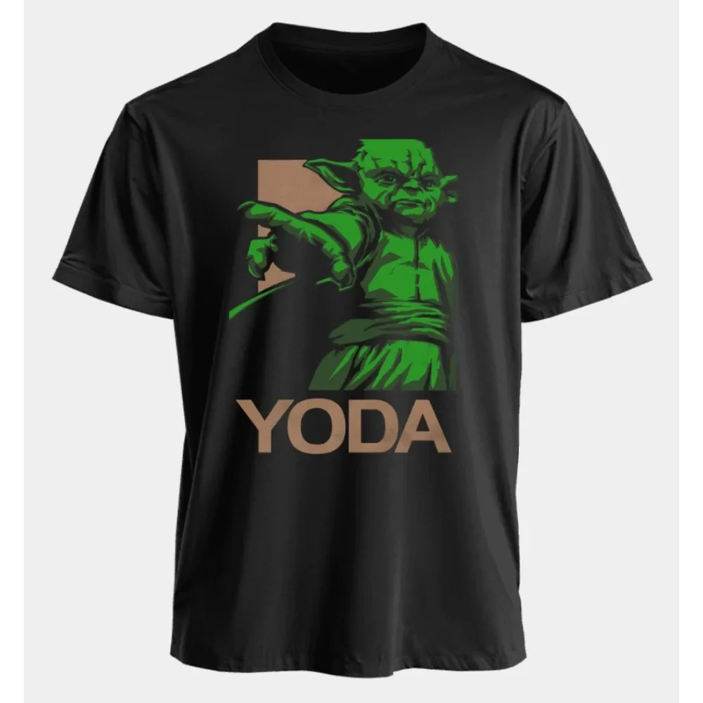 T-shirt girocollo ampia e comoda per uomo e donna sportiva americana a maniche corte stampata a tema Star Wars Y2K