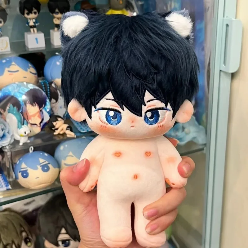무료 20cm 나나세 하루카 다치바나 마코토 애니메이션 피규어, 부드러운 봉제 인형, Pp 코튼, 컬렉션 장식 룸, 카와이 인형 장난감