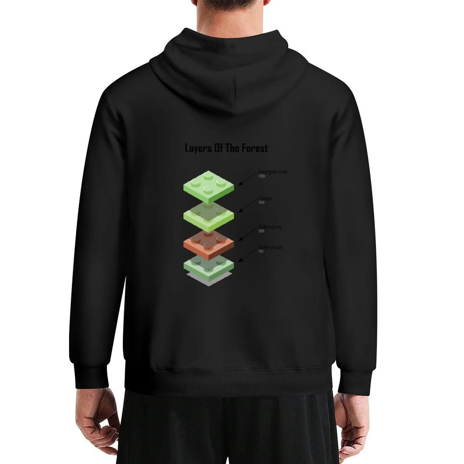 

Layers of the forest Hoodie autumn clothes mens clothes men wear men's autumn clothes hoodie oversize