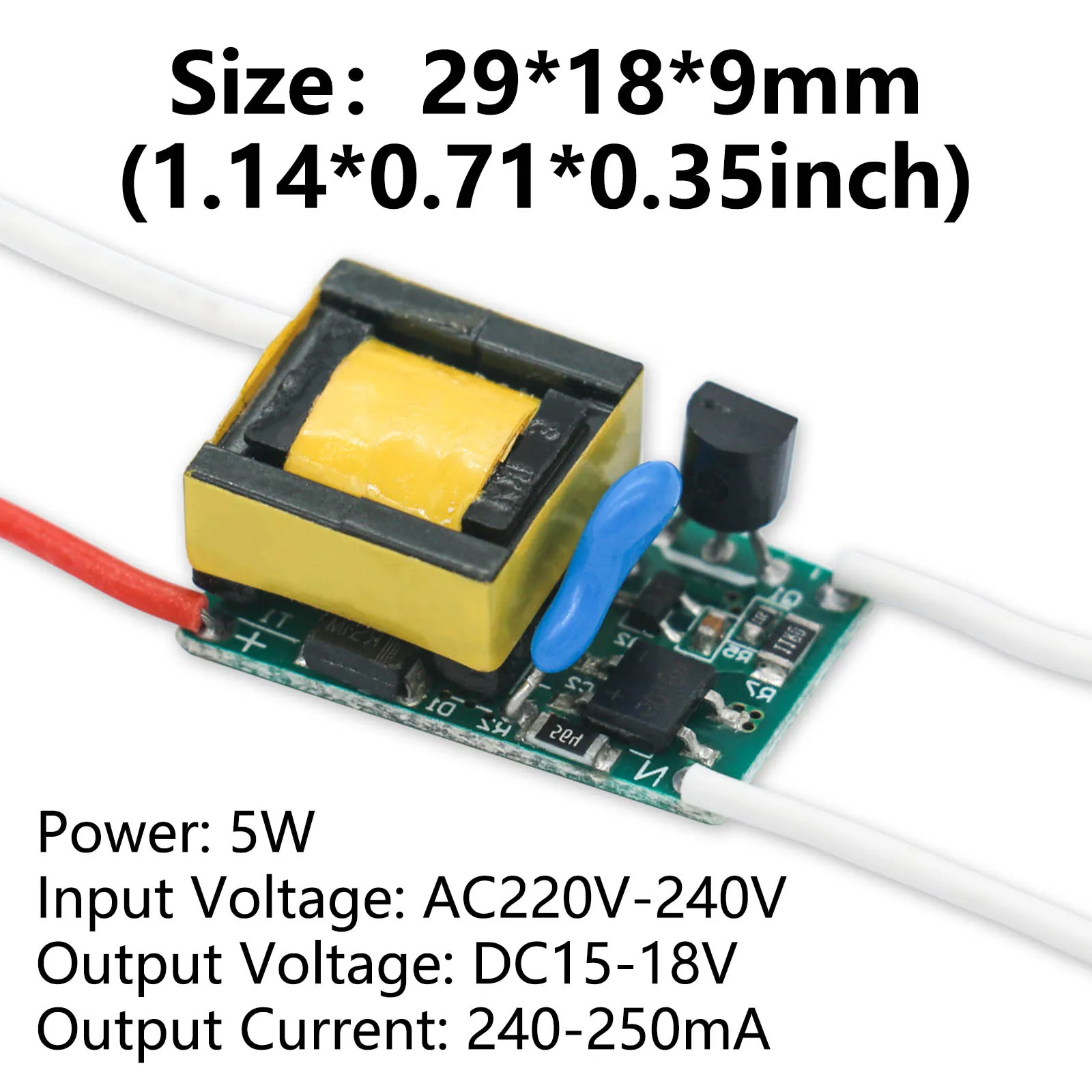 SCR LED Dimmable Driver 3w 5w 6-7w 8-10w 7-15w 15-24w AC 220V LED Control Power Supply Constant Current Voltage Control Lighting