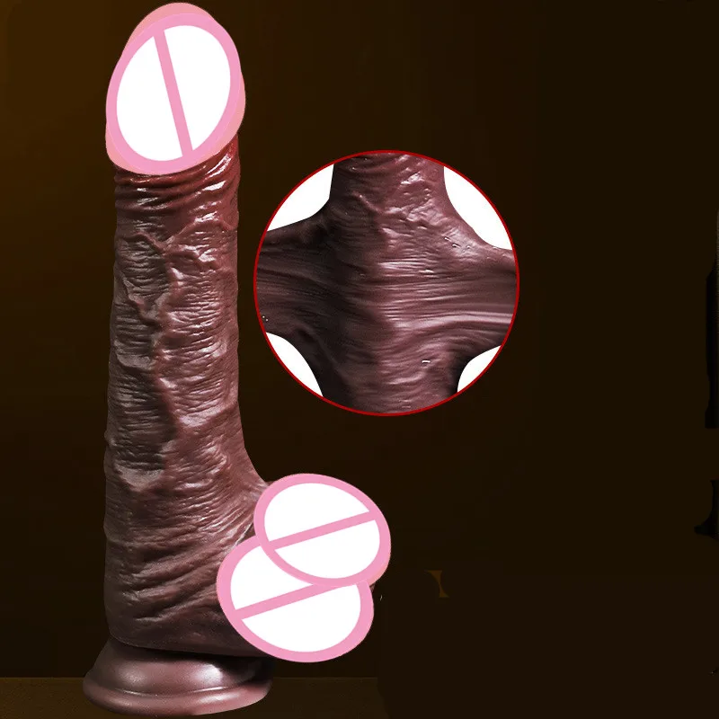 2.0 Sliding Skin Dildo 18+ Sliding Testicles Dildos Sext Toy For Women Penis Strapon Dick Adult Toys Dildo Dick For Women Dildlo