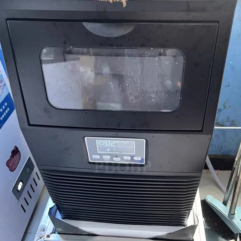 

Льдогенераторы PBOBP, настольные, портативные льдогенераторы с ручкой, самоочищающиеся льдогенераторы, производительность 26 фунтов/24 часа, машина для производства льда