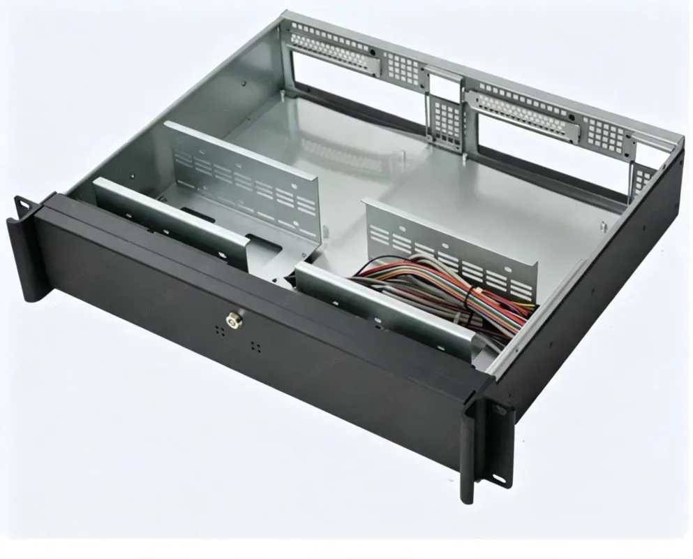 2U Mini ITX Dual System Industrial Compact Rack Mount Case For Server & Control System