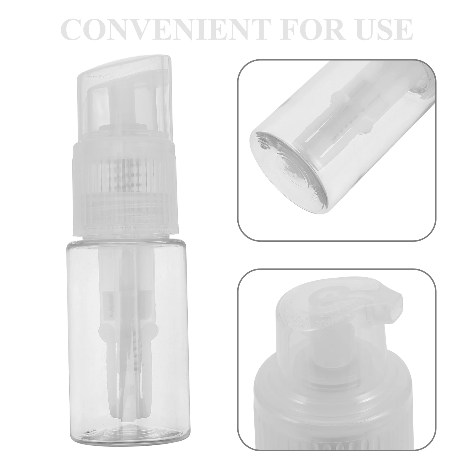 50ml Dry Powder Sprayer Bottle Mini Dusting Dispenser Travel Size Refillable Reusable Lightweight Barber Baking Powder Container