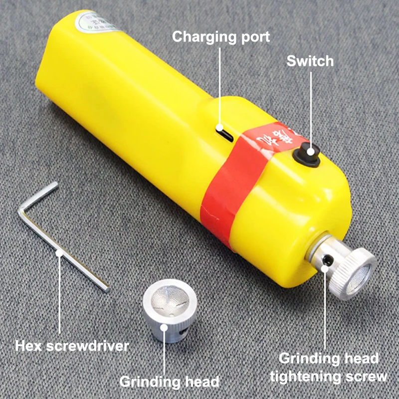 الكهربائية البلياردو جديلة تلميح المشكل البلياردو بركة تلميح Scuffer المشكل المحمولة تجمع جديلة تلميح الضابط وأداة إصلاح للتغيير #5