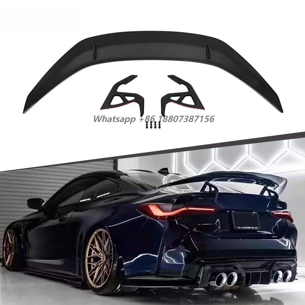 

XTREME ADR1 Style Dry Carbon Fiber Boot GT Tail Wing Auto Trunk Swan Neck Racing Wing Spoiler for G82 G83 Rear Wing Kit