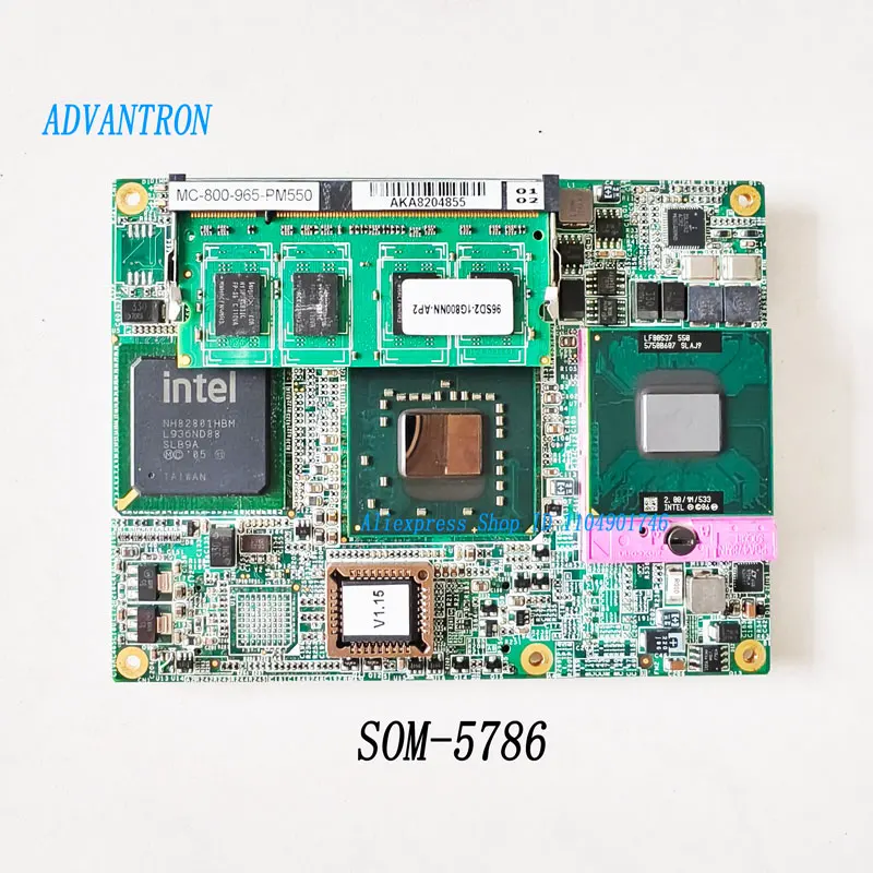 

Applicable to the SOM-5786 embedded industrial control motherboard. Advantech SOM-5786 Rev A1, in stock now.