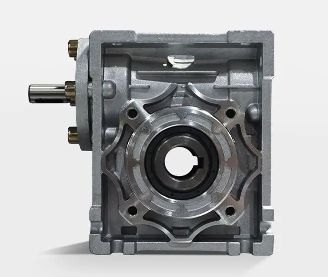 Imagem -02 - Eixo Entrada Worm Engrenagem Turbina Redutor Rv75 Eixo de Entrada 24 Milímetros Saída Buraco 28 Milímetros Manivela Turbina Redutor 5:1 a 100:1 Nmrv075