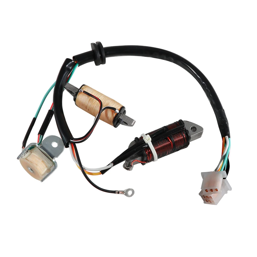 Motorrad-Statorspule OEM 2MK-85560-M0 2ML-85560-M0 für Yamaha T80D T80ED Town Mate 1987 1992 1993 Magneto-Ladestator – Detail 5