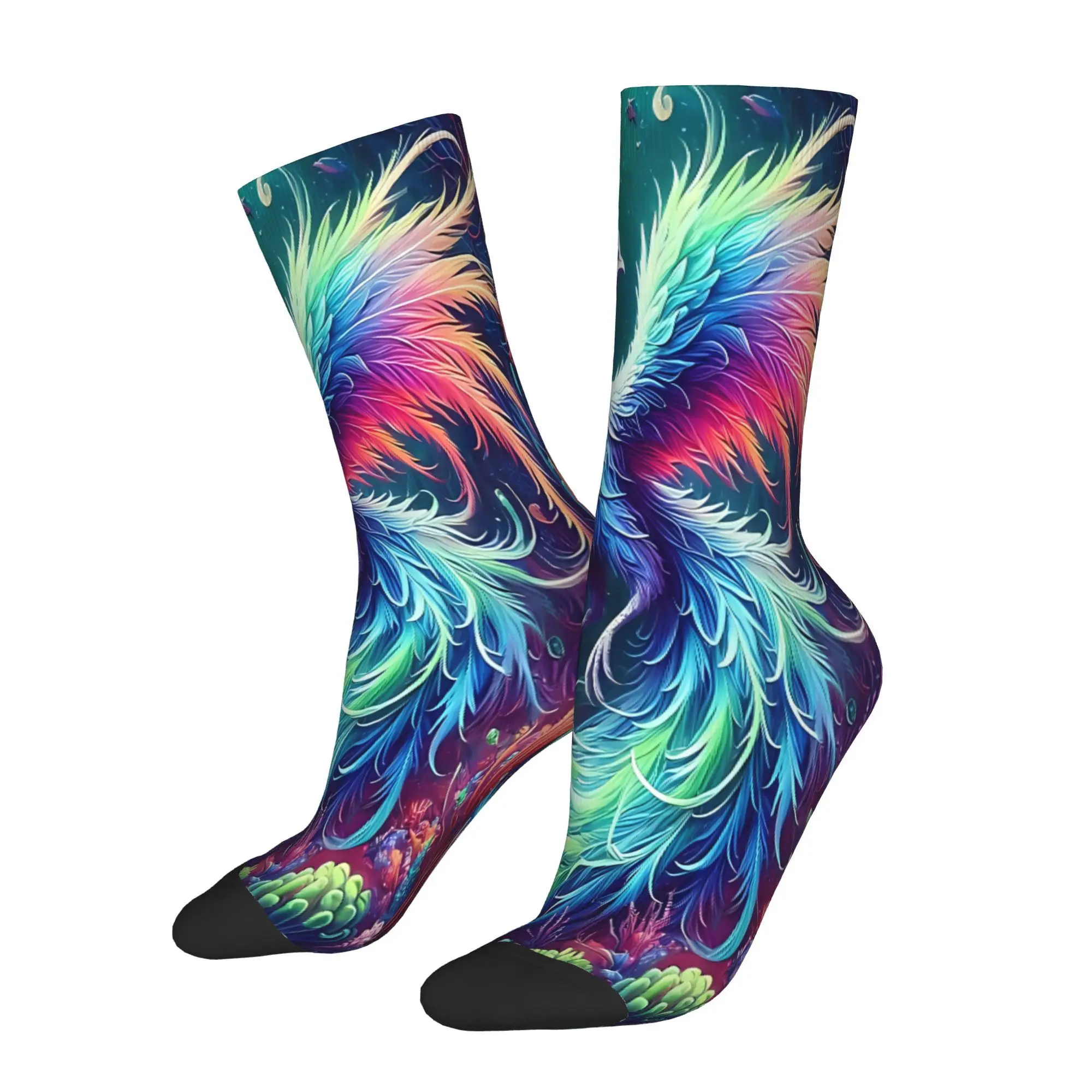 

Мужские носки Phoenix Fantasy Reef Resonance с принтом из полиэстера