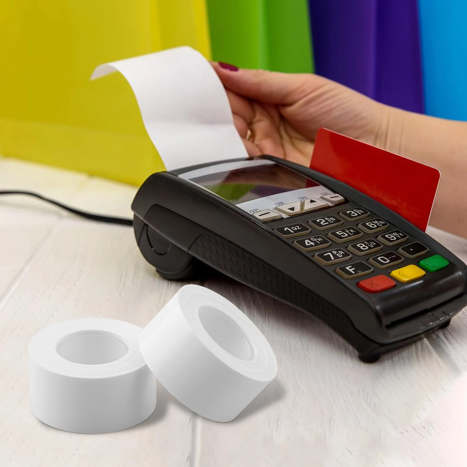 2PCS Vinyl Label Maker Tape For MAKEID L1 Label Printer Compatible With D30 And D11 Label Maker 16mmx4m (White) Label Paper