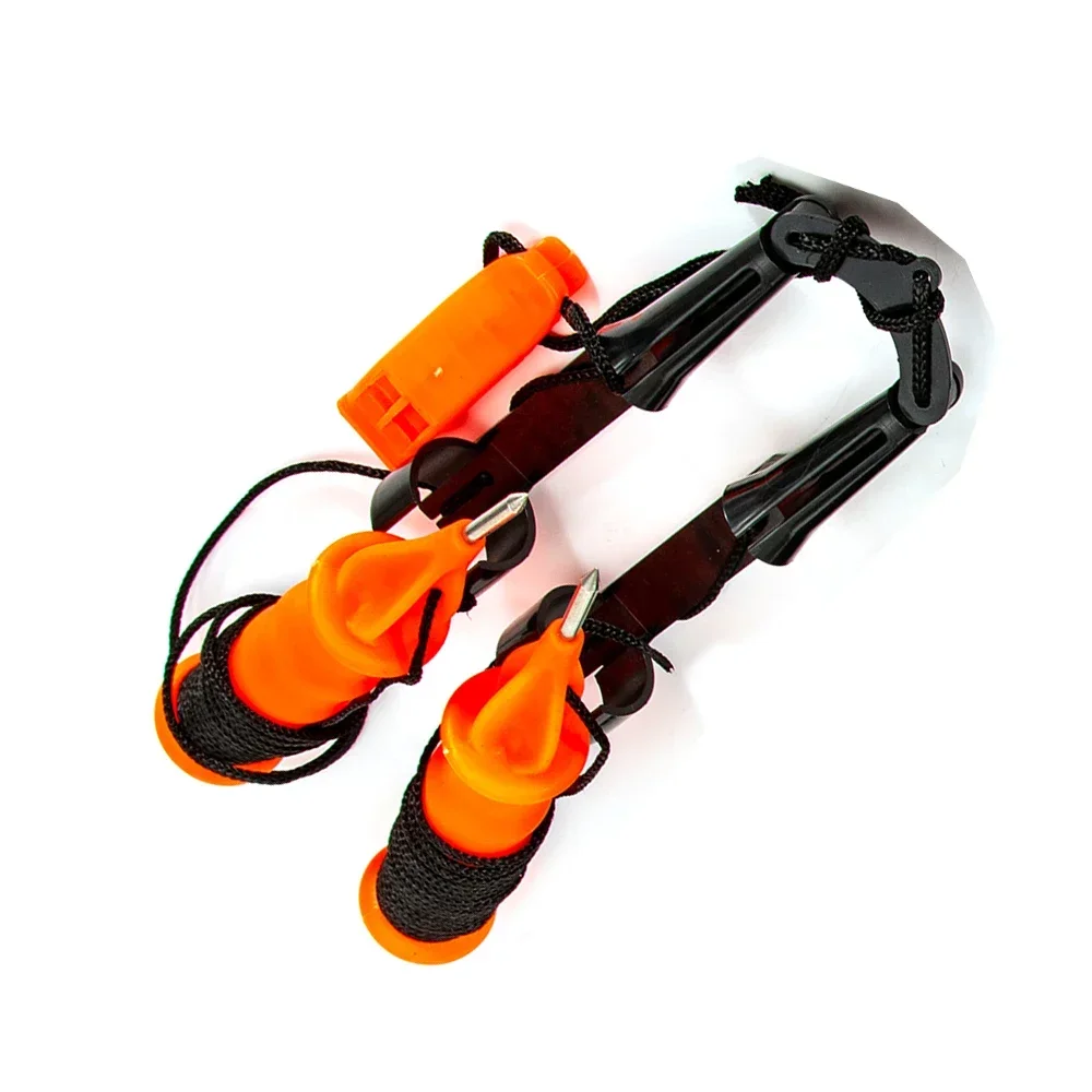 2Pcs Winter Eis Angeln Sicherheit Leichte Eis Kegel Schnee Pick Meißel Tragbare Outdoor Lebensrettende Handheld Spike Angeln werkzeug