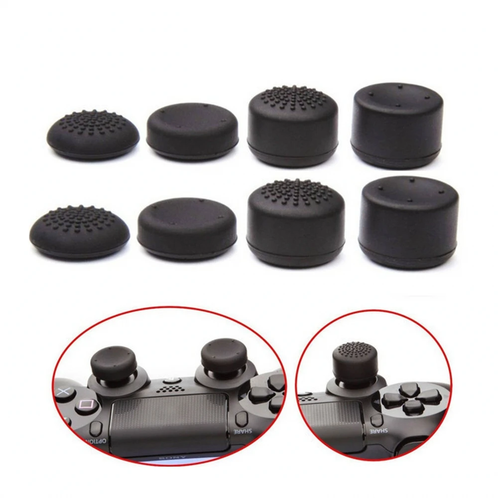 8PCS Silicone Thumb Stick Joystick for Nintendo Switch PS4 PS5 Controller Replacement Accessories