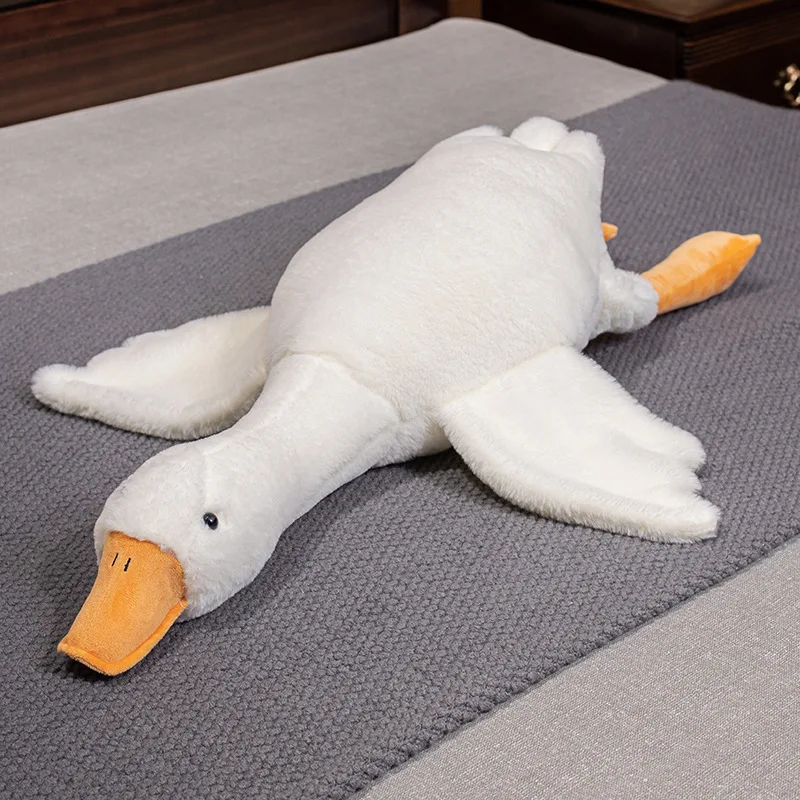 

New Arrival Cute Big White Goose Pillow Plush Toy Hug Sleeping Doll Big Doll Girls Bed Sleeping Doll Birthday Gift 90/130/160CM