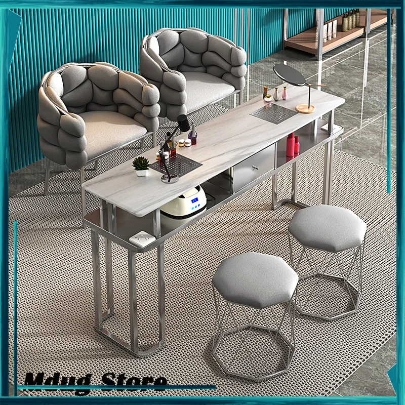 

Drawer Charms Nail Tables Stand Collector Designer Vacuum Nail Table Station Polish Mesa Manicurista Equipment Furniture