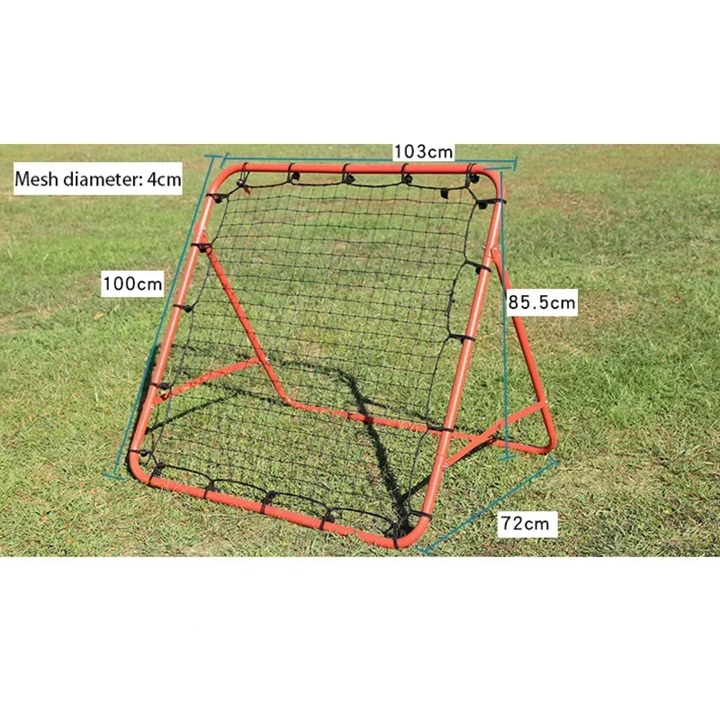 Neue Übung Fußball Rebound Net Tür Stahlrohr Fußball Tor Bounce Praxis Mesh Golf Baseball Hockey Schießen Assist Training