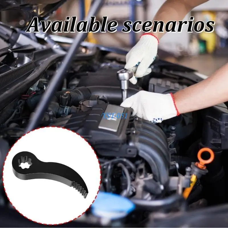 

E15A Ratchet Lever Adapter Head Half Shaft Removal Tool Adapter Head Tool Wrench Adapter Head Car Repair Tool
